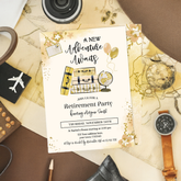 "A New Adventure Awaits" Retirement Party Invitation